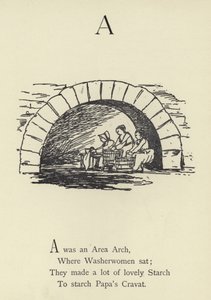 De letter A door Edward Lear